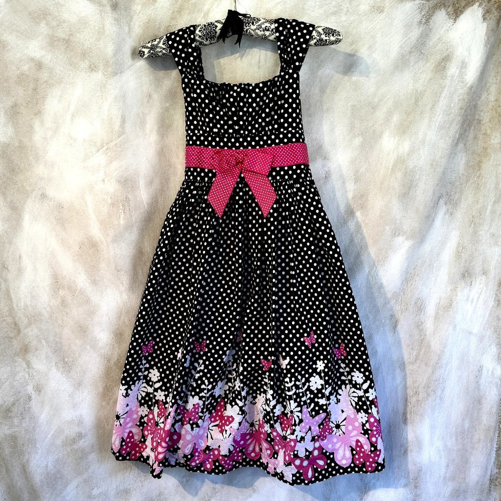 🪩Bonnie Jean Polka Dot Dress - Girls 10